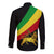 Ethiopia Special Flag Long Sleeve Button Shirt Black LT13 - Wonder Print Shop