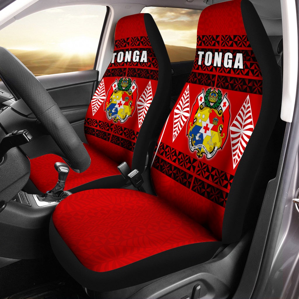 Tonga Car Seat Covers Tongan Pattern LT13 - Wonder Print Shop