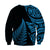 New Zealand Rugby Sweatshirt - Aotearoa Maori Style Blue LT13 - Wonder Print Shop