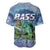 (Custom Personalised) Bass Fishing is Life Hook Sport Largemouth Blue Baseball Jersey LT9 - Wonder Print Shop