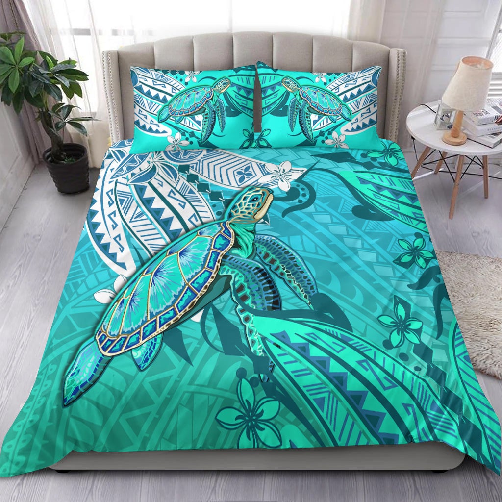 Hawaiian Islands Bedding Set Turtle Mix Hawaii Polynesian LT13 - Wonder Print Shop