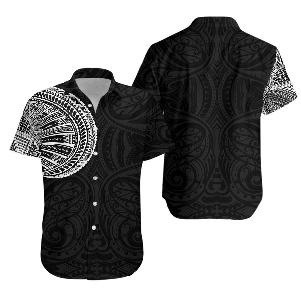 Samoa Tribal Hawaiian Shirt Maori Tattoo Roman Reigns - Wonder Print Shop