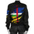 Central African Republic In Me Women's Bomber Jacket - Special Grunge Style RLT7 - Wonder Print Shop