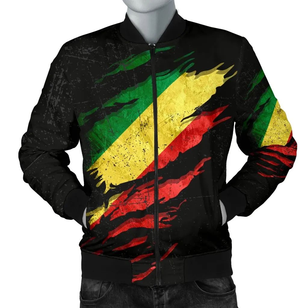 Republic of the Congo In Me Men's Bomber Jacket Special Grunge Style RLT13 - Wonder Print Shop