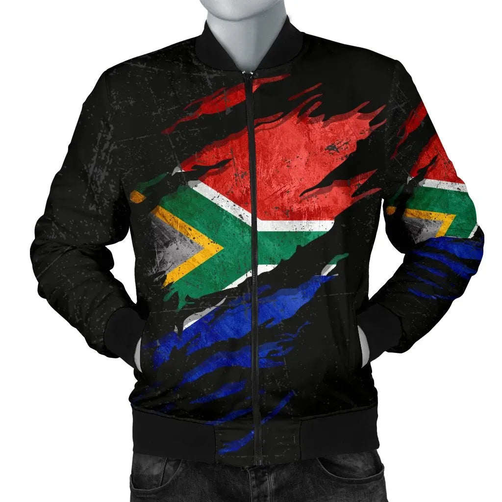 South Africa In Me Mens Bomber Jacket Special Grunge Style RLT8 - Wonder Print Shop