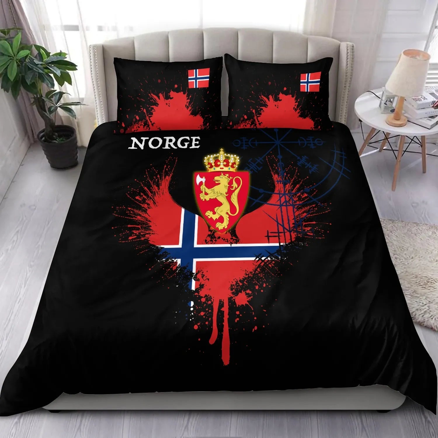 Norway Bedding Set Wings Of Norway RLT7 - Wonder Print Shop