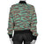 Army Guyana Tiger Stripe Camouflage Seamless Womens Bomber Jacket RLT8 - Wonder Print Shop