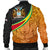 Guyana Mens Bomber Jacket - Guyana Coat of Arms and Jaguar Patterns RLT8 - Wonder Print Shop