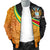 Guyana Mens Bomber Jacket - Guyana Coat of Arms and Jaguar Patterns RLT8 - Wonder Print Shop