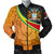 Guyana Mens Bomber Jacket - Guyana Coat of Arms and Jaguar Patterns RLT8 - Wonder Print Shop