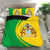 Guyana Flag Coat of Arms Bedding Set Circle RLT8 - Wonder Print Shop