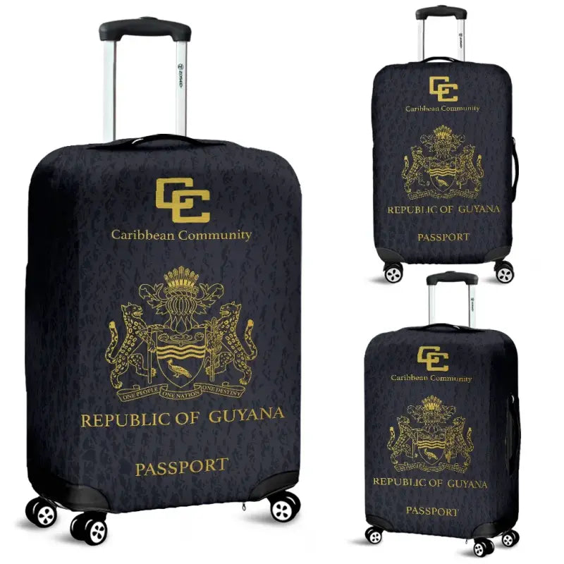 Guyana Passport Luggage Cover RLT8 - Wonder Print Shop