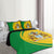 Guyana Flag Coat of Arms Quilt Bed Set Circle RLT8 - Wonder Print Shop