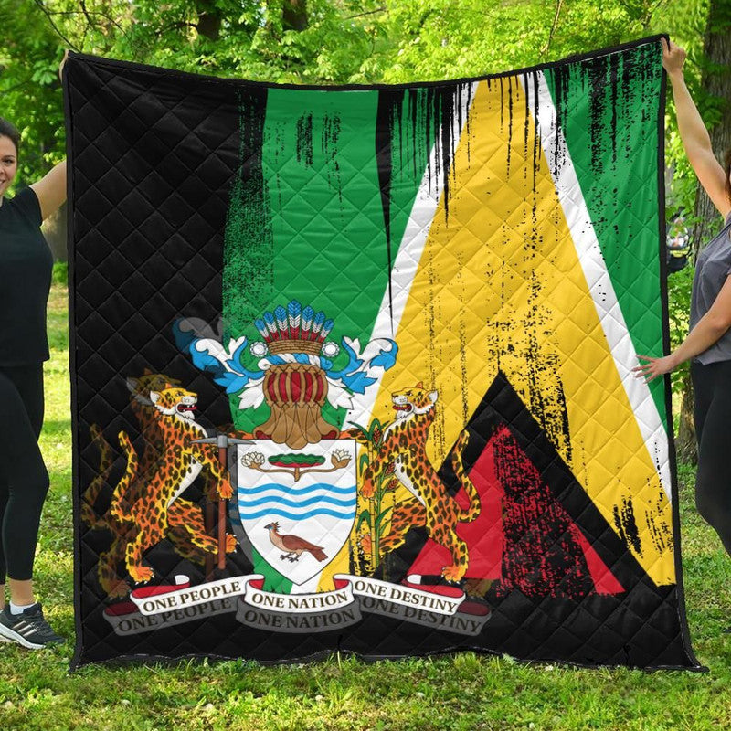 guyana-flag-premium-quilt-flag-style