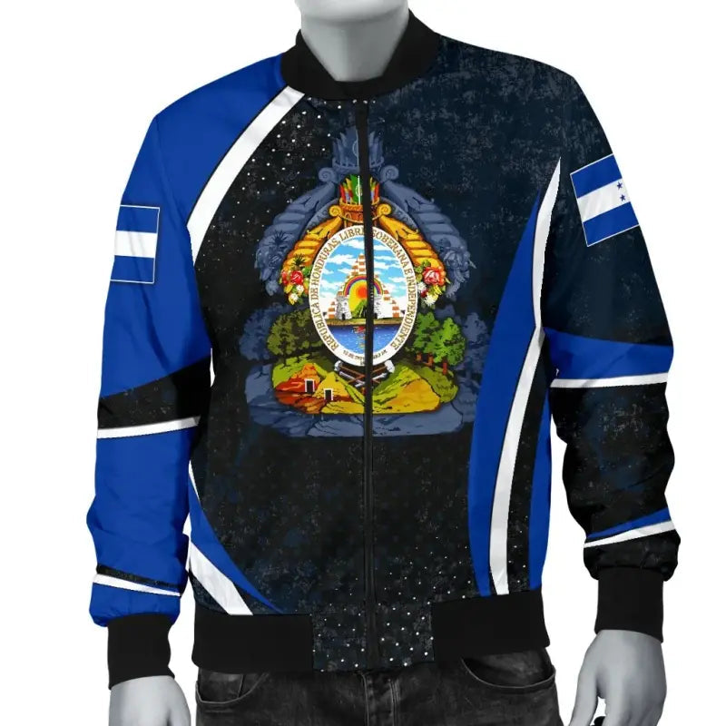 Honduras Mens Bomber Jacket - Honduras Spirits RLT8 - Wonder Print Shop