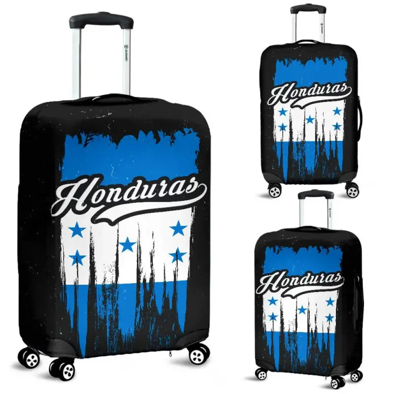 Honduras Grunge Flag Luggage Cover RLT8 - Wonder Print Shop