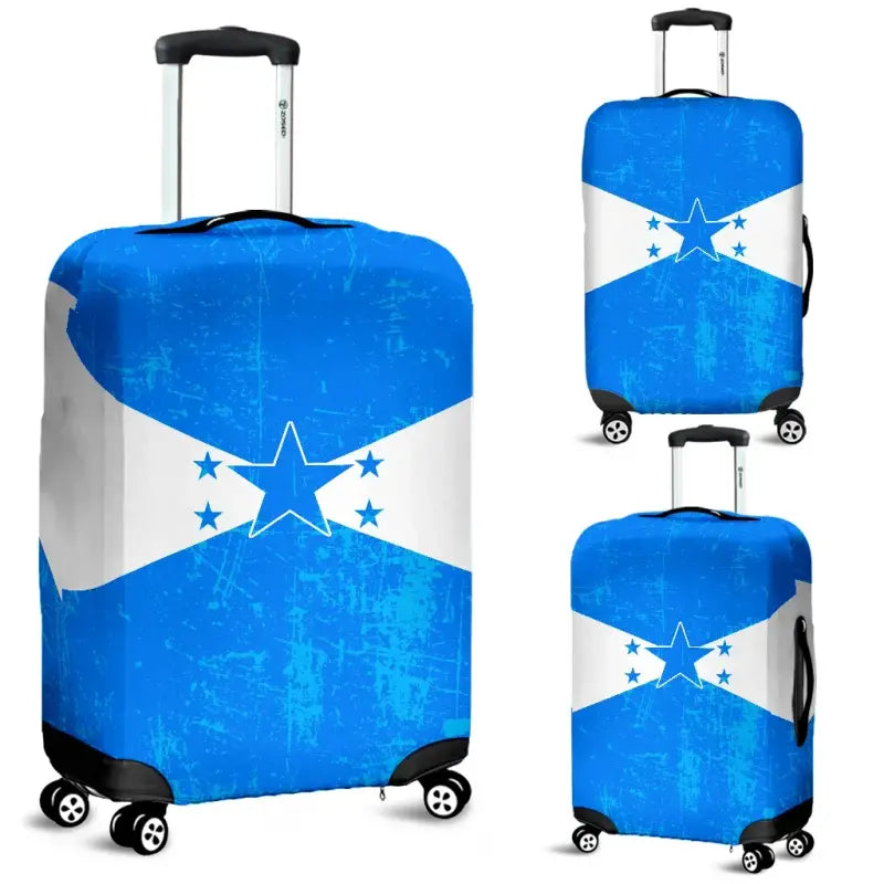 Honduras Luggage Cover - Another Rusted Honduras Flag RLT8 - Wonder Print Shop