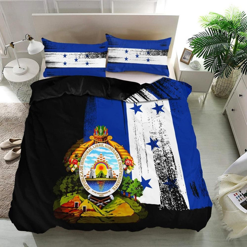 Honduras Flag Bedding Set Flag Style RLT8 - Wonder Print Shop