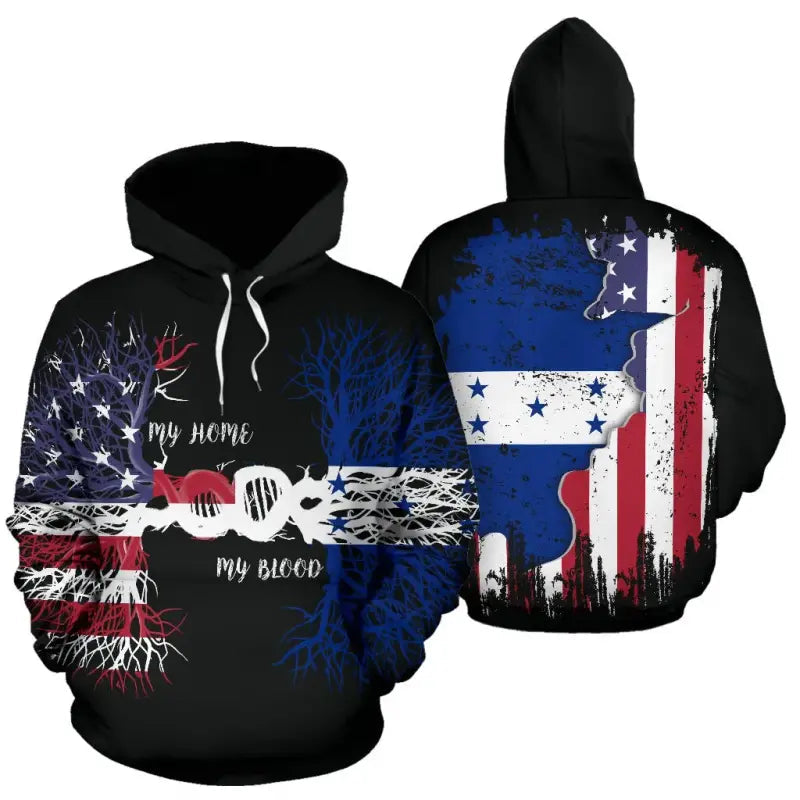 American Grown Honduras Root DNA Hoodie RLT8 - Wonder Print Shop