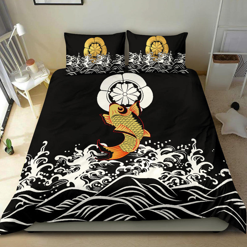 the-golden-koi-fish-bedding-set