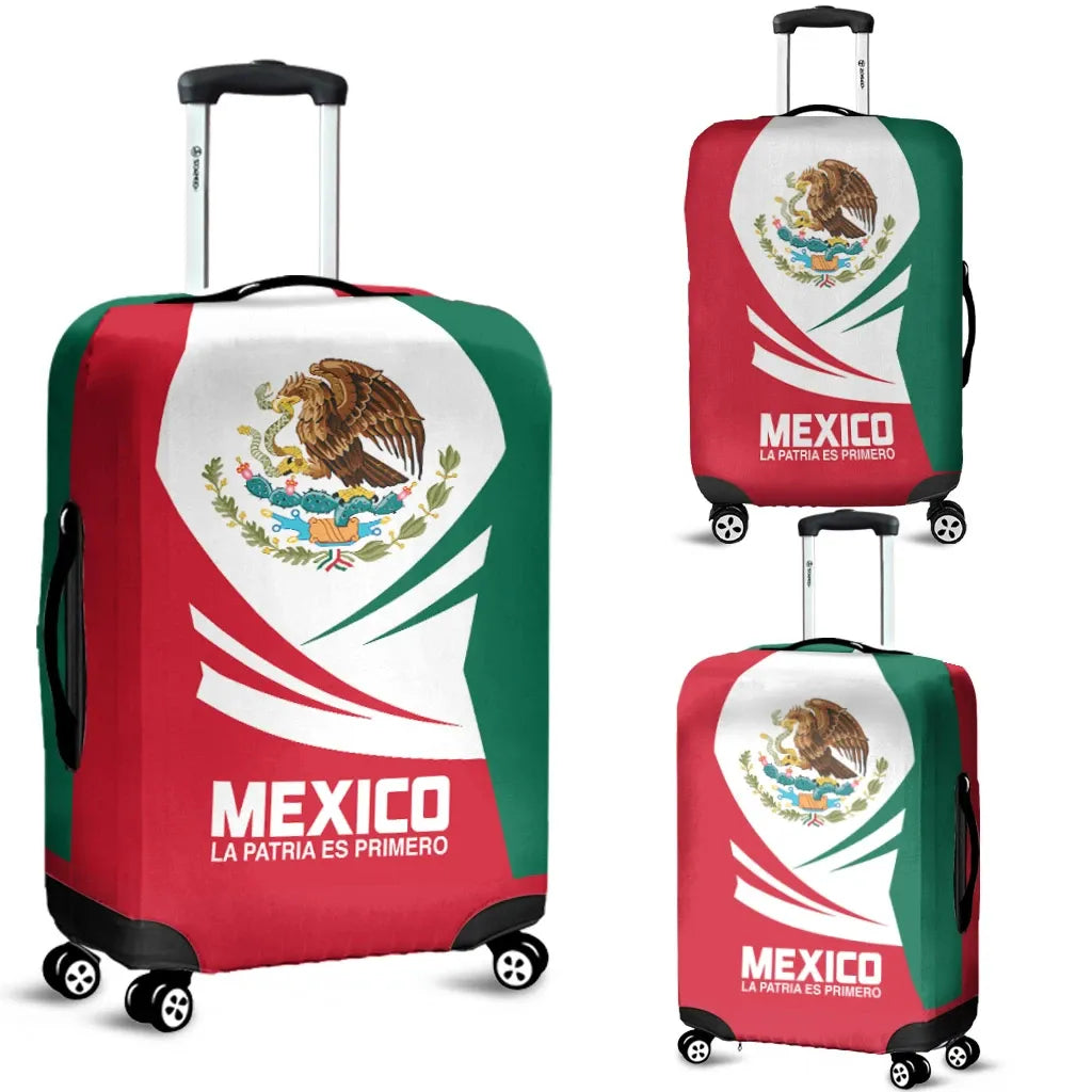 Mexico Luggage Covers Coat Of Arms Bincjou RLT13 - Wonder Print Shop