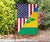 US Flag with Saint Vincent and The Grenadines Flag RLT13 - Wonder Print Shop