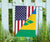 US Flag with Saint Vincent and The Grenadines Flag RLT13 - Wonder Print Shop