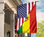 US Flag with Bolivia Flag RLT6 - Wonder Print Shop