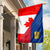 Canada Flag With Liechtenstein Flag RLT6 - Wonder Print Shop