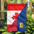 Canada Flag With Liechtenstein Flag RLT6 - Wonder Print Shop