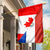 Canada Flag With Paraguay Flag RLT7 - Wonder Print Shop