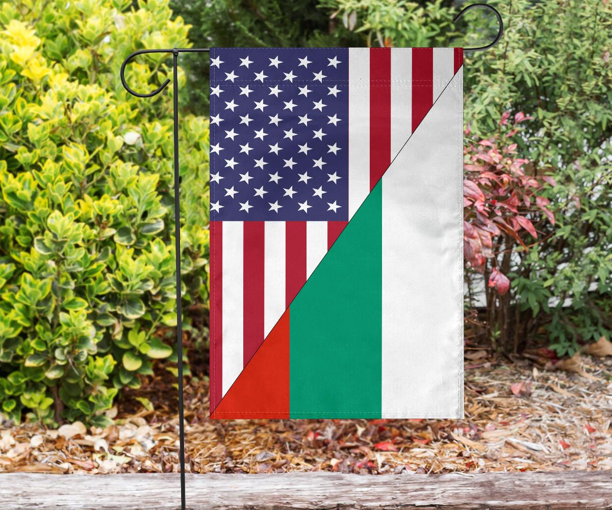 US Flag with Bulgaria Flag RLT7 - Wonder Print Shop