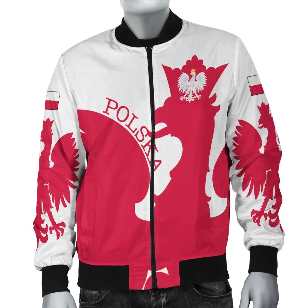 Poland Bomber Jacket Flag Jersey RLT7 - Wonder Print Shop