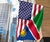 US Flag with Namibia Flag RLT7 - Wonder Print Shop