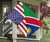 US Flag with Namibia Flag RLT7 - Wonder Print Shop