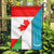 Canada Flag With Uzbekistan Flag RLT12 - Wonder Print Shop