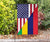 US Flag with Mauritius Flag RLT13 - Wonder Print Shop