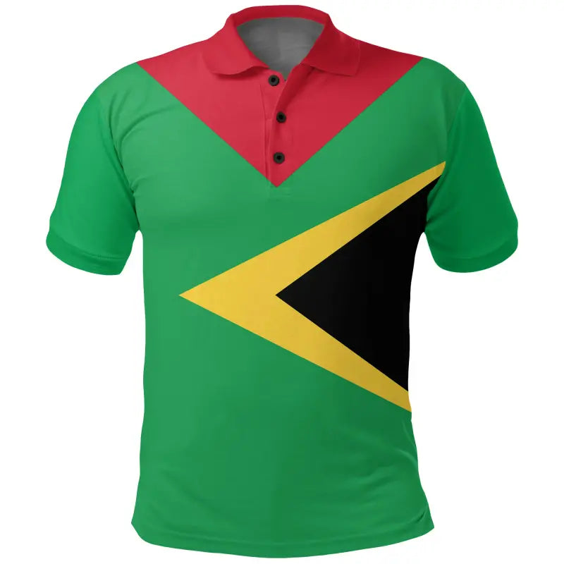 Guyana Polo Shirt Babarian (Green) RLT8 - Wonder Print Shop