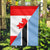 Canada Flag With Botswana Flag RLT6 - Wonder Print Shop