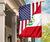 Us Flag With Peru Flag RLT7 - Wonder Print Shop