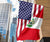 Us Flag With Peru Flag RLT7 - Wonder Print Shop