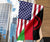 US Flag with Malawi Flag RLT6 - Wonder Print Shop