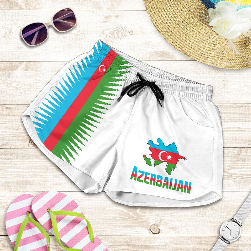 azerbaijan-womens-shorts-united-flag-white