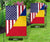 US Flag with Romania Flag RLT13 - Wonder Print Shop