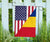 US Flag with Romania Flag RLT13 - Wonder Print Shop