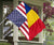 US Flag with Romania Flag RLT13 - Wonder Print Shop