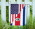 US Flag with Costa Rica Flag RLT13 - Wonder Print Shop