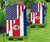 US Flag with Costa Rica Flag RLT13 - Wonder Print Shop