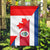 Canada Flag With Costa Rica Flag RLT13 - Wonder Print Shop