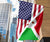 US Flag with Burundi Flag RLT7 - Wonder Print Shop